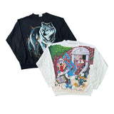 Animal Print/Cartoon Sweatshirts x 50 (Grade A) PRE-ORDER
