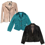 Y2K Ladies Leather/Suede/Corduroy Jackets/Blazer x 25 (Grade A/B)