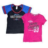 Harley Davidson Womens T-Shirts x 50 (Grade A)