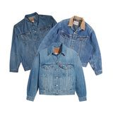Lee, Levi, Wrangler Denim Jackets x 50 (Grade A/B)